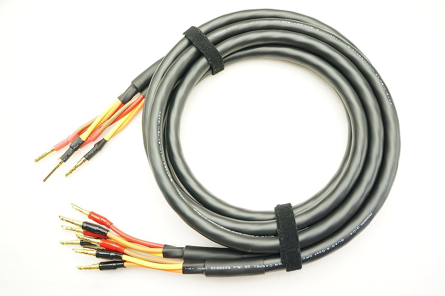 Amazon.co.jp: MOGAMI 3104 バイワイヤリング対応 2本ペア バナナ