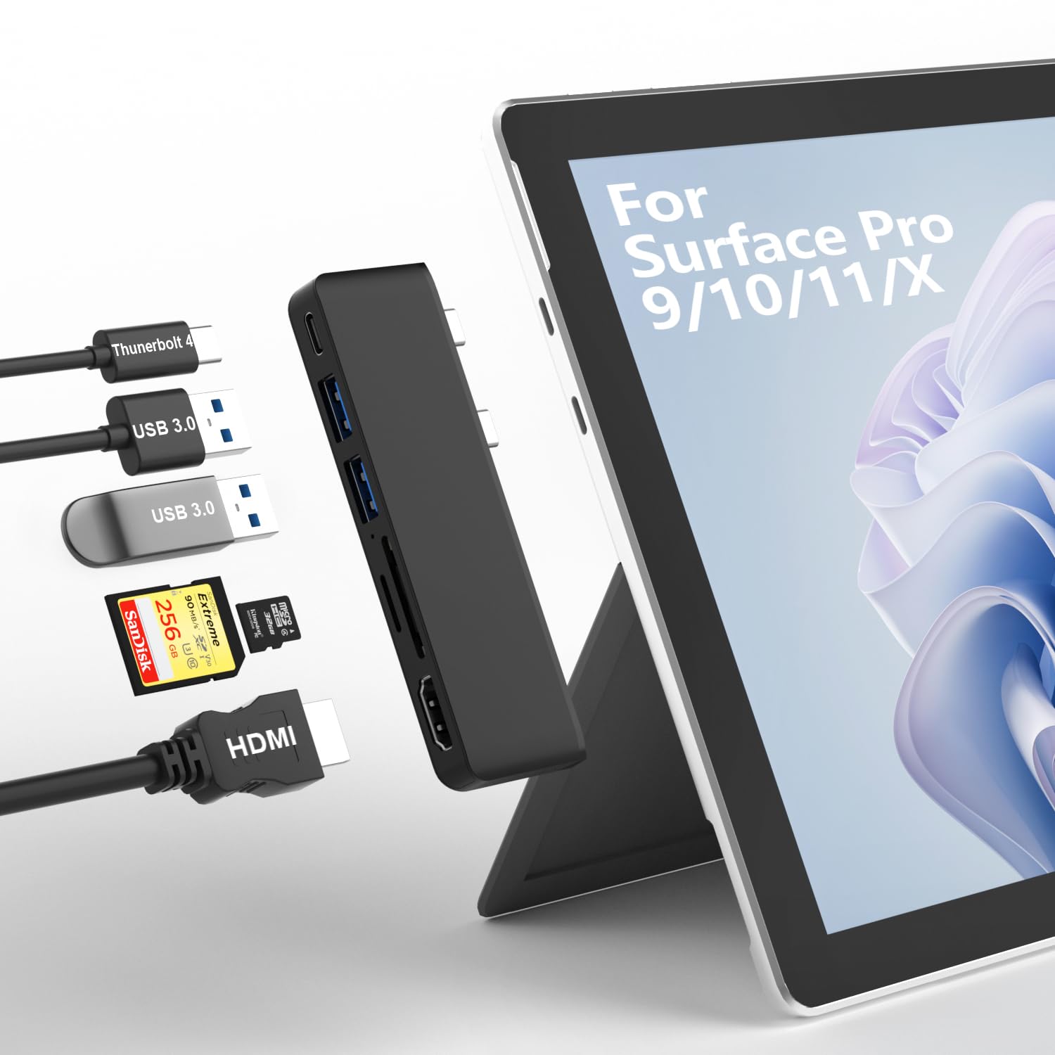 Amazon.com: Surface Pro 9/10/11/X Accessories, Surface Pro 9