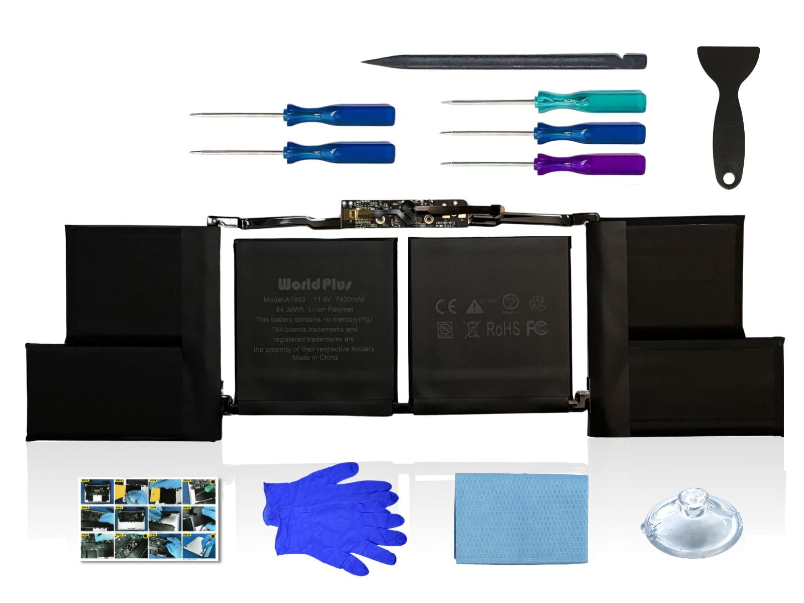 Amazon.co.jp: WorldPlus A1953 互換バッテリー MacBook Pro 15インチ