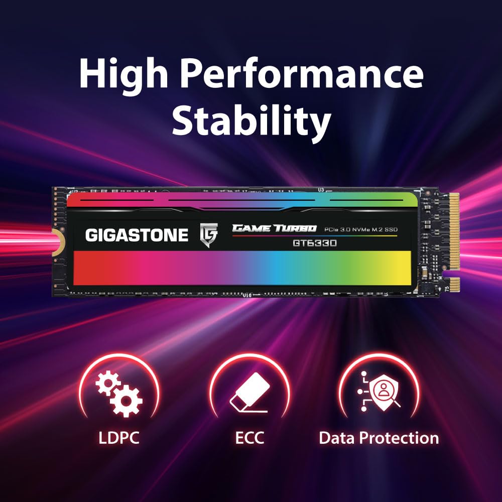 Amazon.com: Gigastone M.2 SSD 1TB PCIe 3.0 NVMe SSD 3,400MB/s