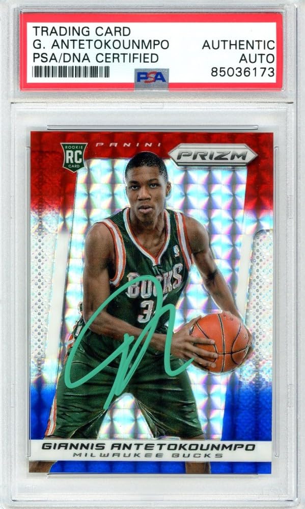 Amazon.com: Giannis Antetokounmpo 2013-14 Panini Prizm Red/White