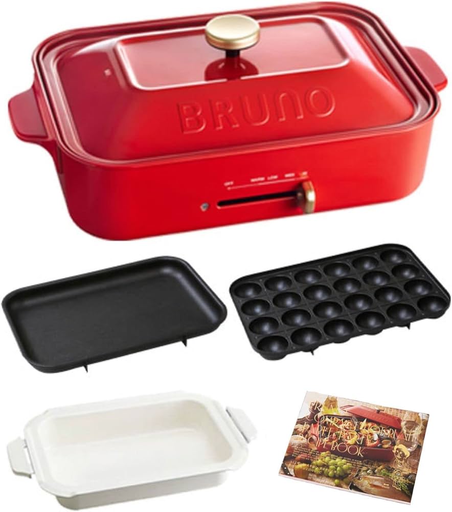 Amazon | BRUNO コンパクトホットプレート セラミックコート鍋セット