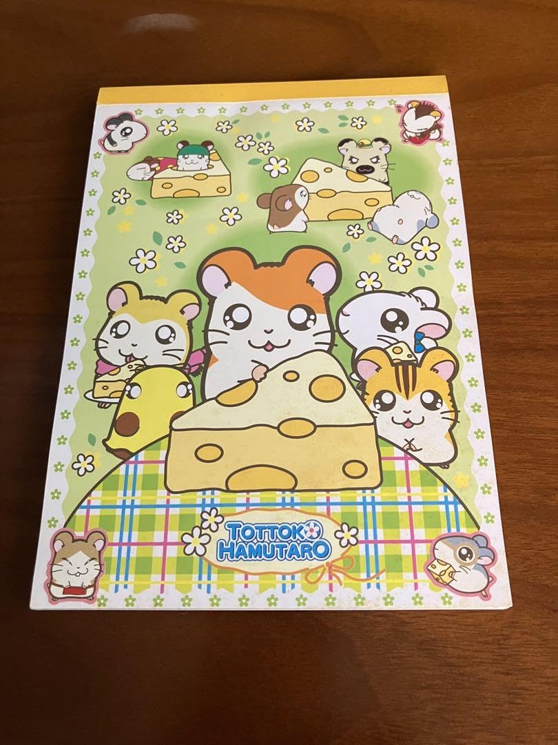 Amazon.co.jp: 平成レトロ 希少 とっとこハム太郎シール メモ帳 A5