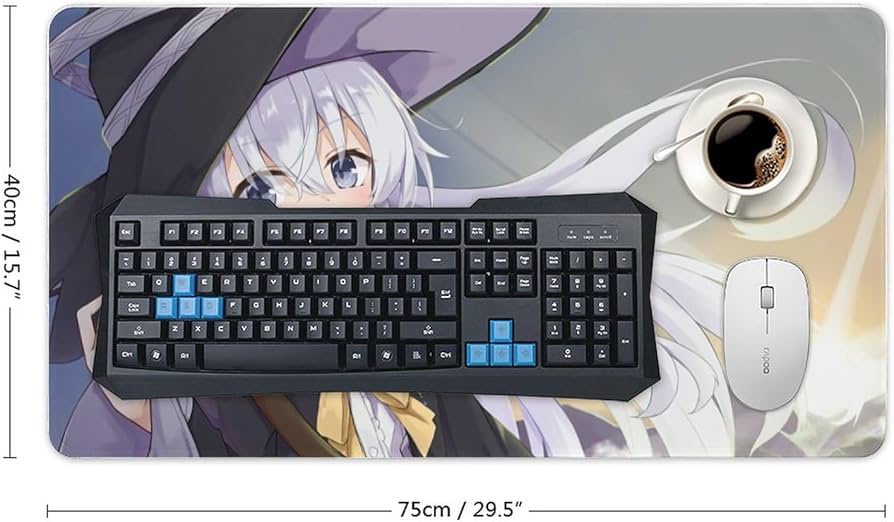 Amazon.co.jp: デスクマット パソコンマット 魔女の旅々 イレイナ