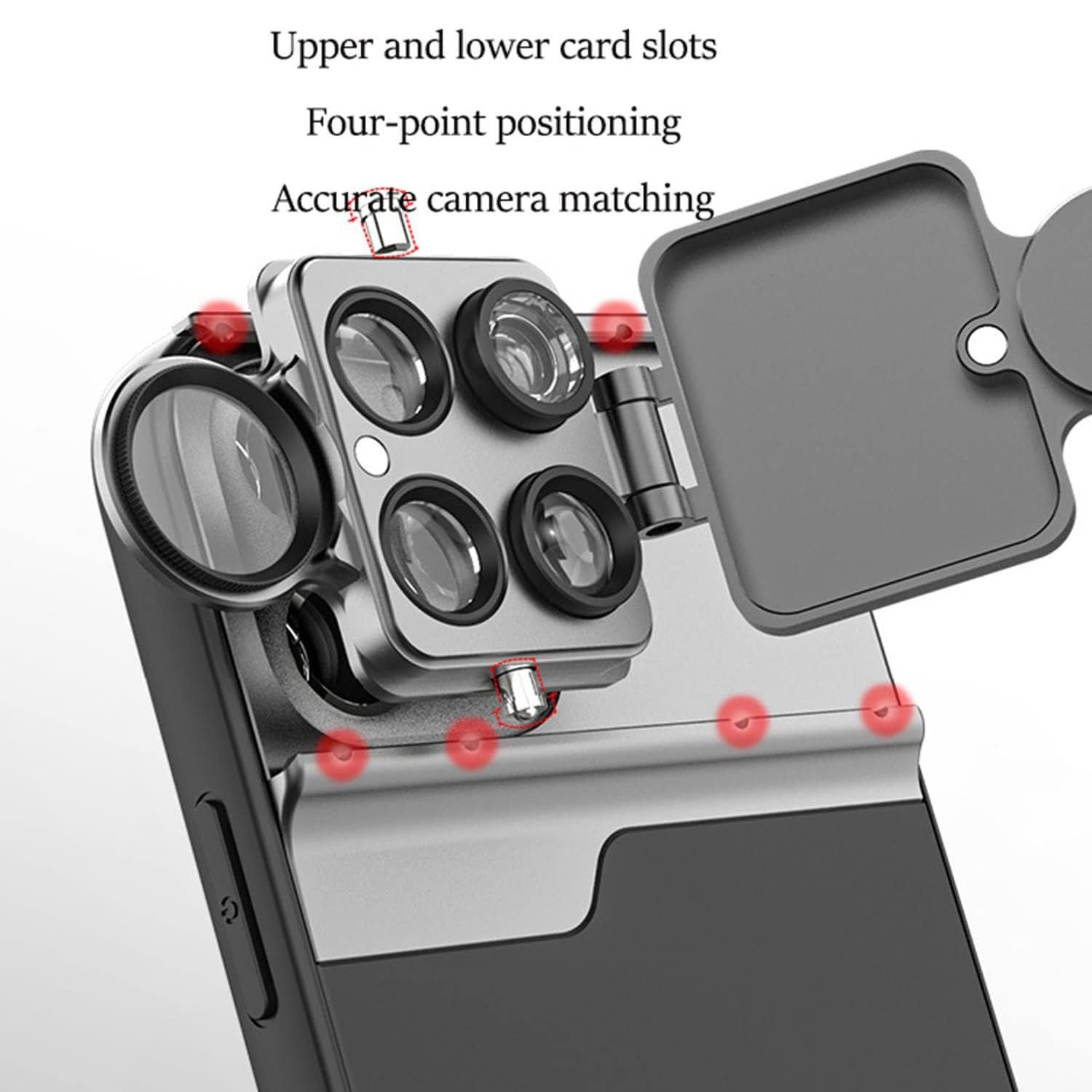 Amazon.co.jp: JIUYEKEW 5 in 1 携帯電話カメラレンズキット ケース