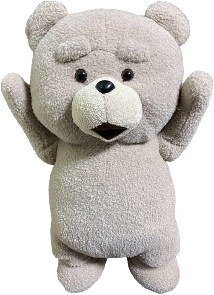 Amazon.co.jp: 超特大 可愛い 怒ってる? 困ってる? テッド 55cm