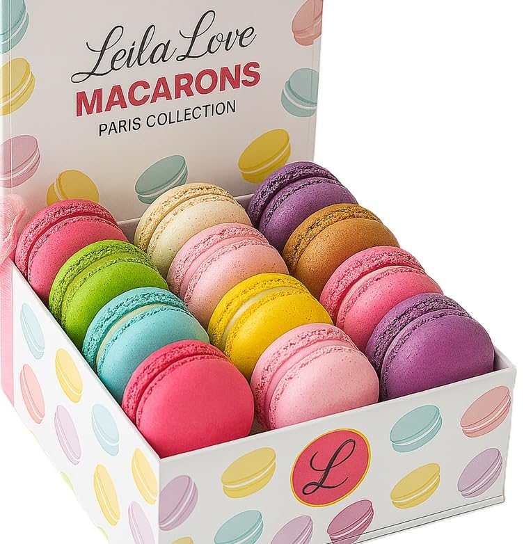 Amazon.com : Leilalove Macarons - 12 Gourmet Macarons dozen