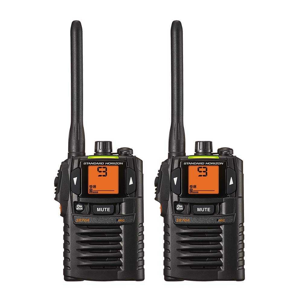 Amazon | 八重洲無線 特定小電力トランシーバー SR70A-BK ブラック 2台