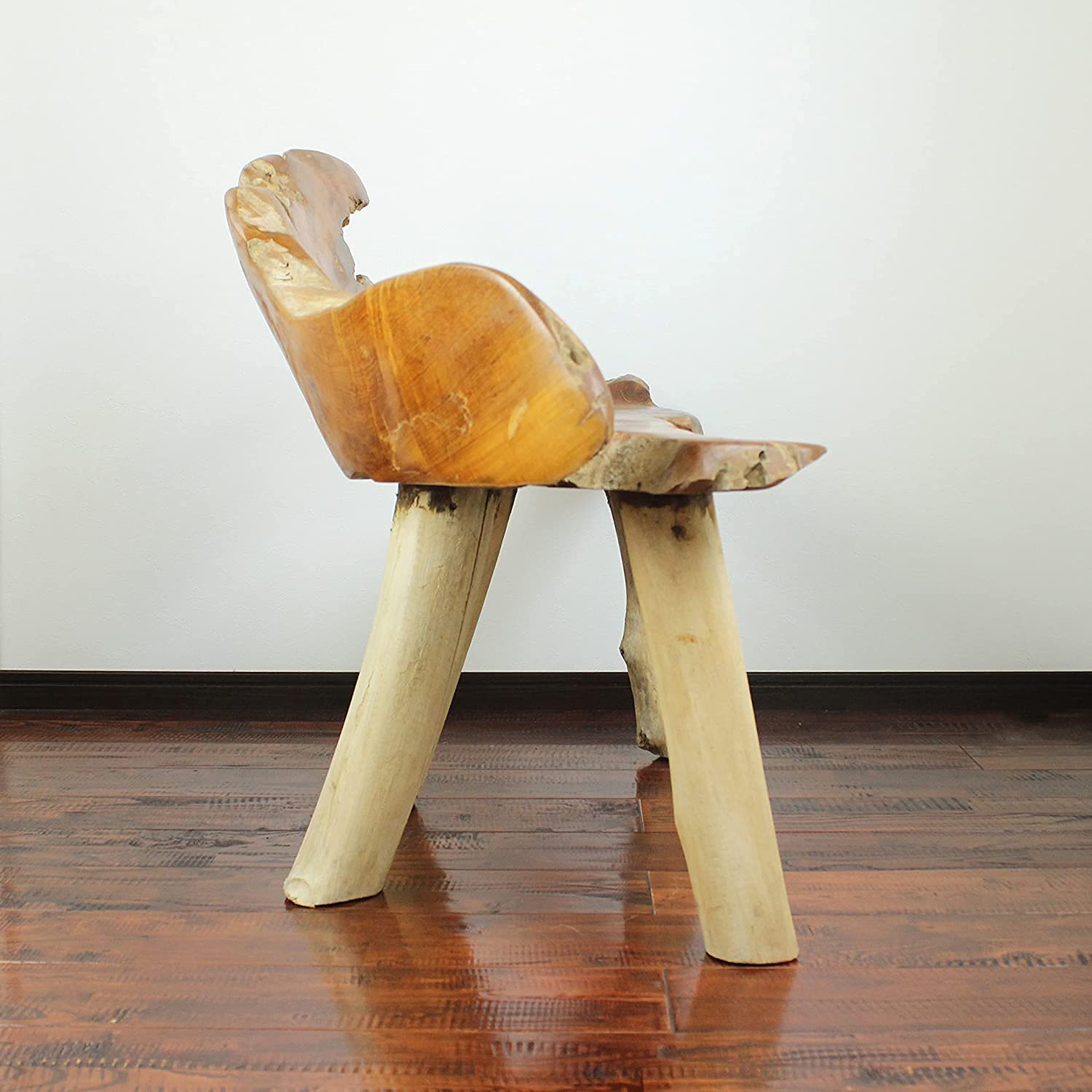 Amazon.co.jp: 天然木ベンチ ナチュラル 一点もの 木製 ダイニング