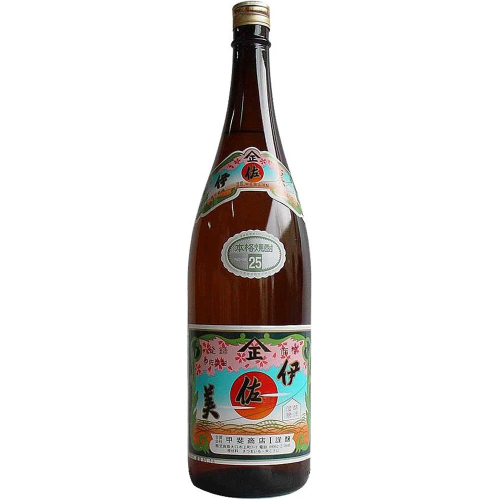 Amazon.co.jp: 甲斐商店謹製 芋焼酎 伊佐美 25度 1800ml : 食品・飲料