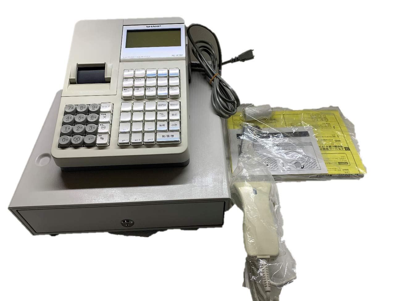 Amazon | SHARP AC/バッテリ駆動自動切替電子レジスタ 20部門 スキャナ