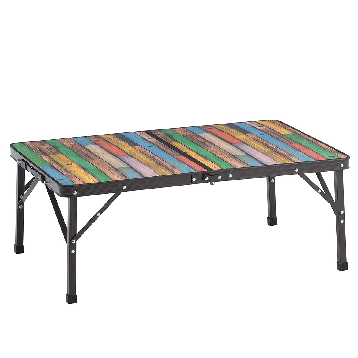 Amazon | ロゴス(LOGOS) Old Wooden 丸洗いダイニングテーブル 9060