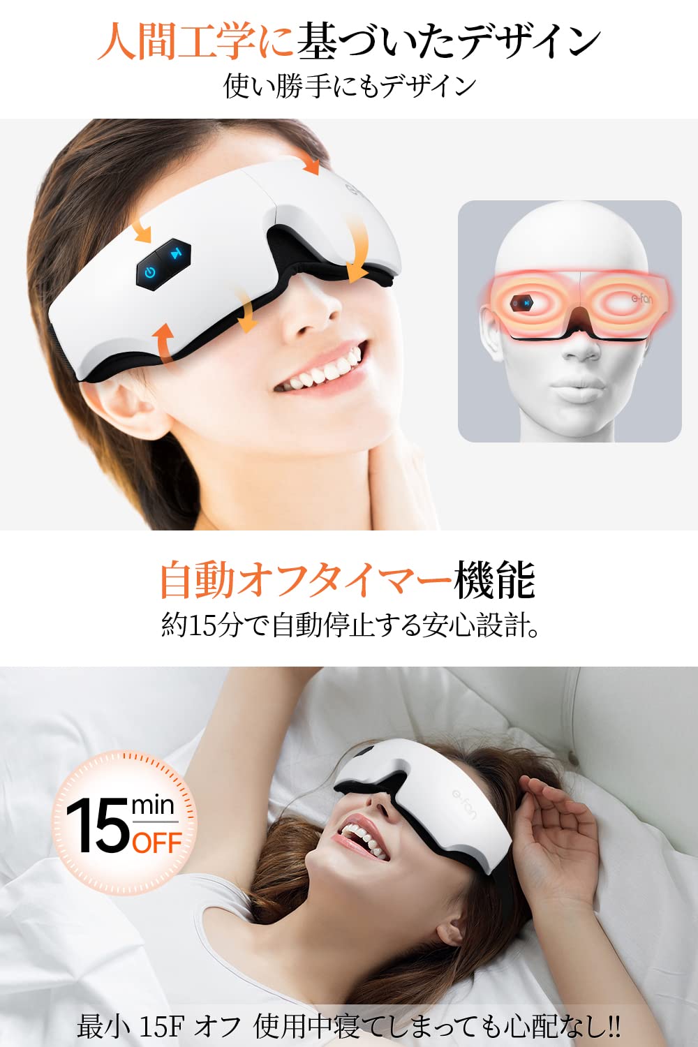 Amazon | 2022年版新型 ホットアイマスク目元エステ コードレス 蒸気