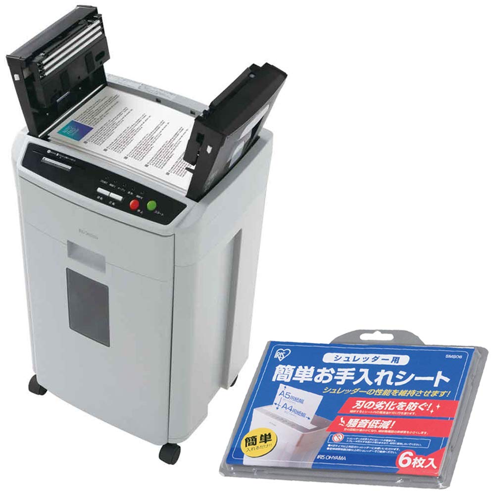 Amazon | 【セット品】アイリスオーヤマ オフィス シュレッダー オート