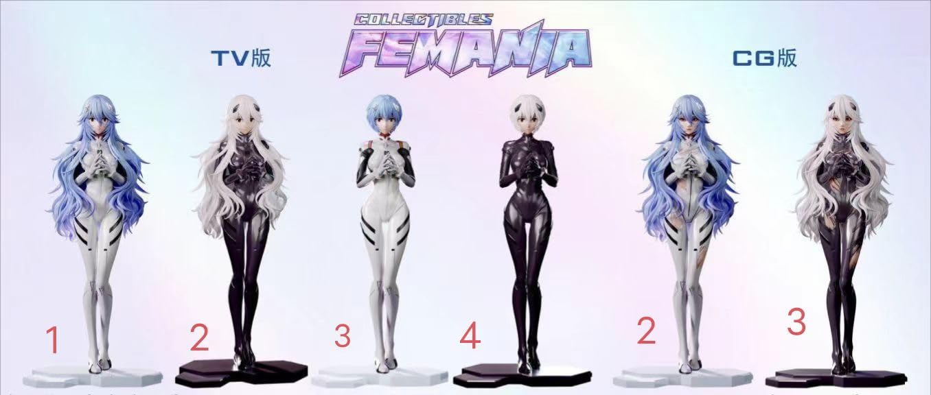 Amazon.co.jp: 綾波レイ あやなみレイ フィギュア 1/7スケール 塗装