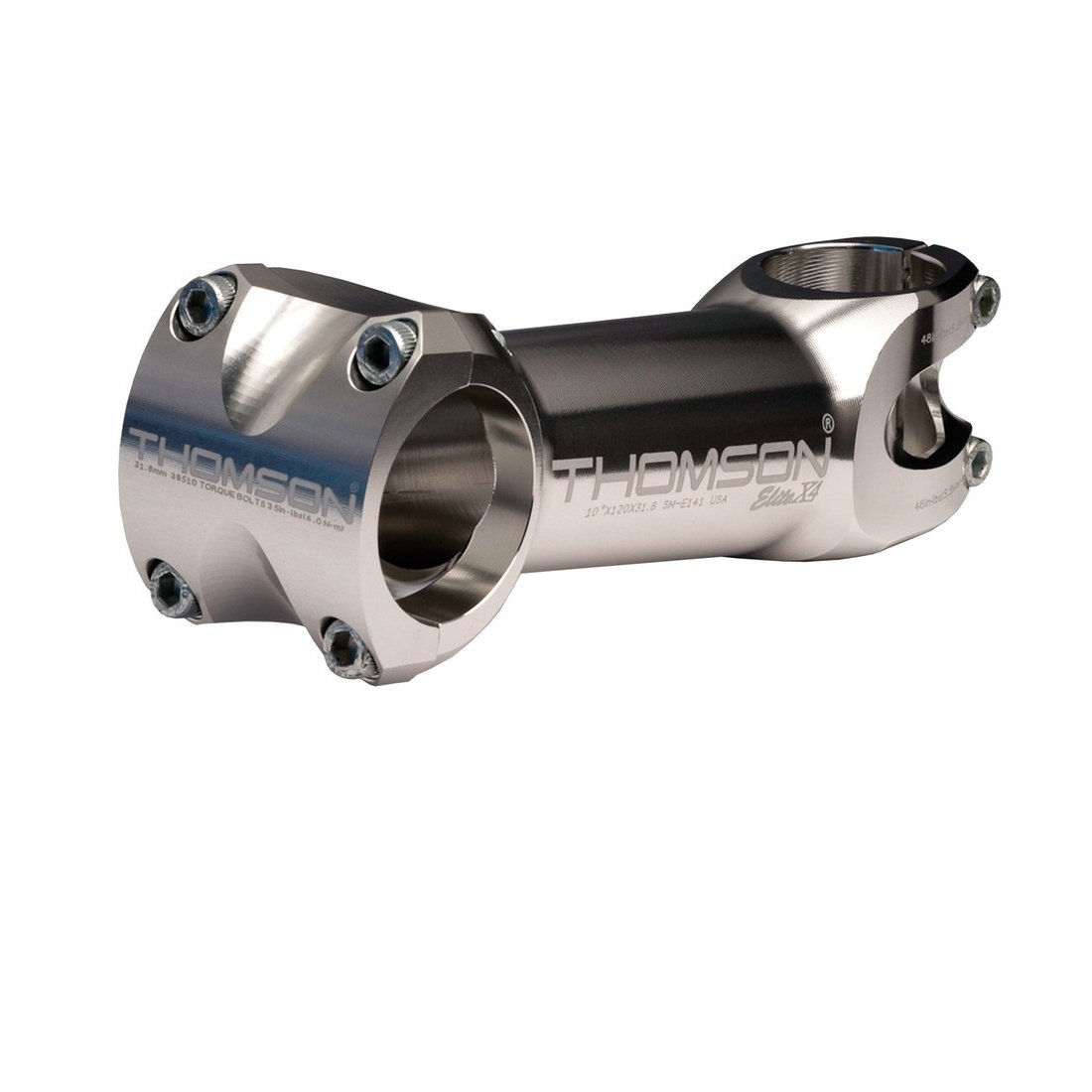 Amazon | THOMSON(トムソン) MTB STEM X4 31.8 70mm 0°SILVER シルバー