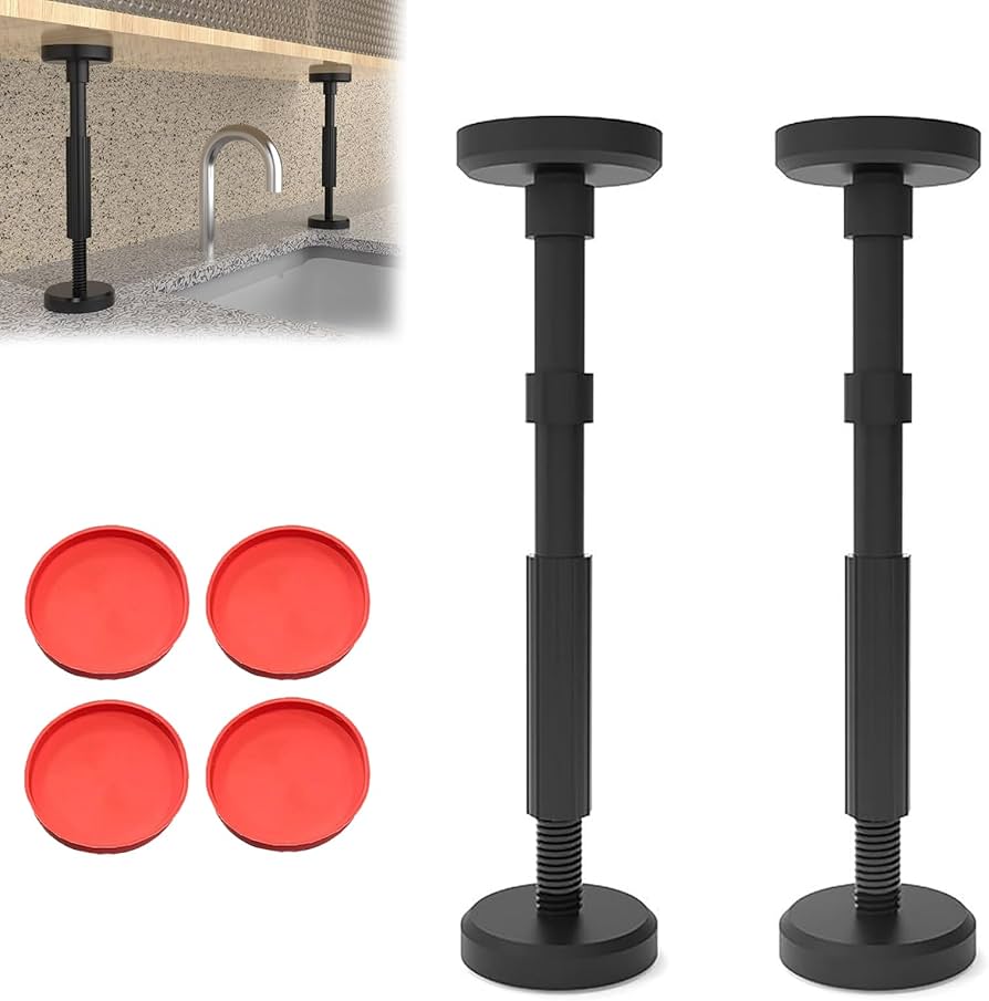 Amazon｜家具転倒防止 突っ張り棒 伸縮棒 2/4本 ジャッキ式 耐震ポール