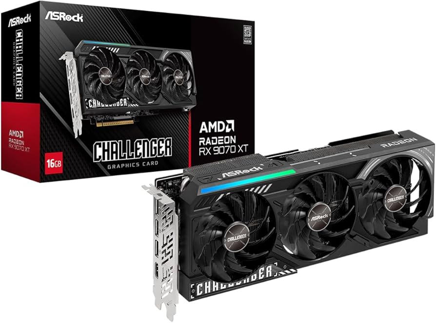Amazon.com: ASRock Radeon RX 9070 XT Challenger 16GB & PRO 850W 80