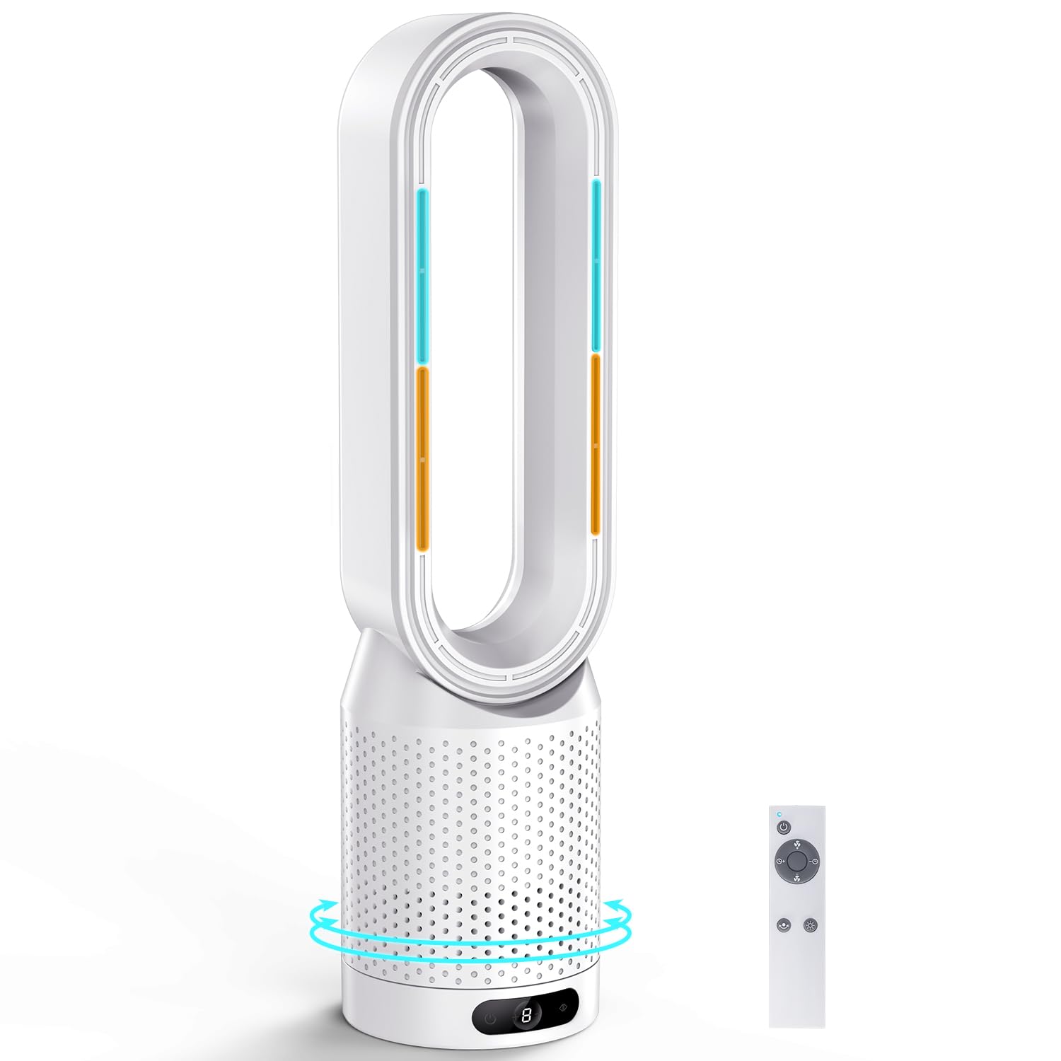 Amazon | 【2025新登場・冷暖兼用羽なし扇風機】SAMONIC タワーファン