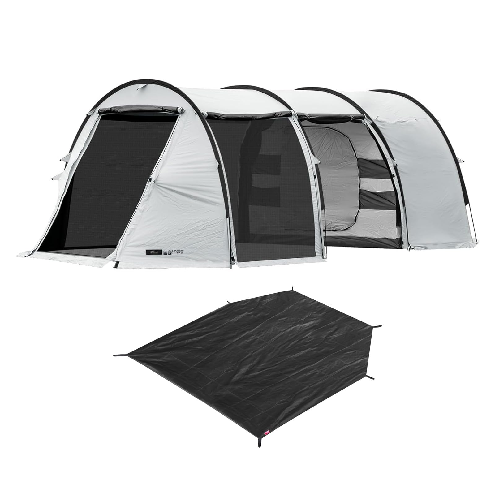 Amazon.co.jp: FIELDOOR 【完全遮光】 トンネルテント620 【620cm