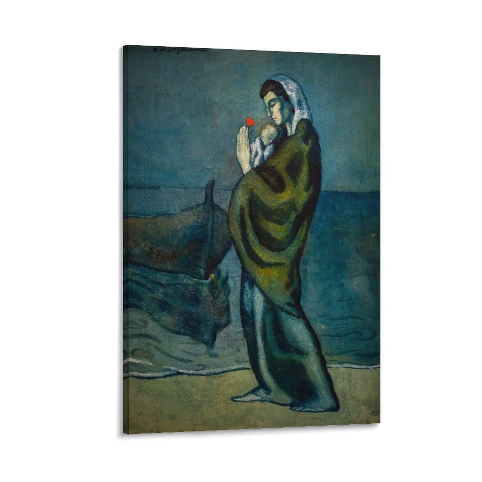 Amazon.co.jp: パブロ・ピカソ Pablo Picasso 《母子像》絵画 アート