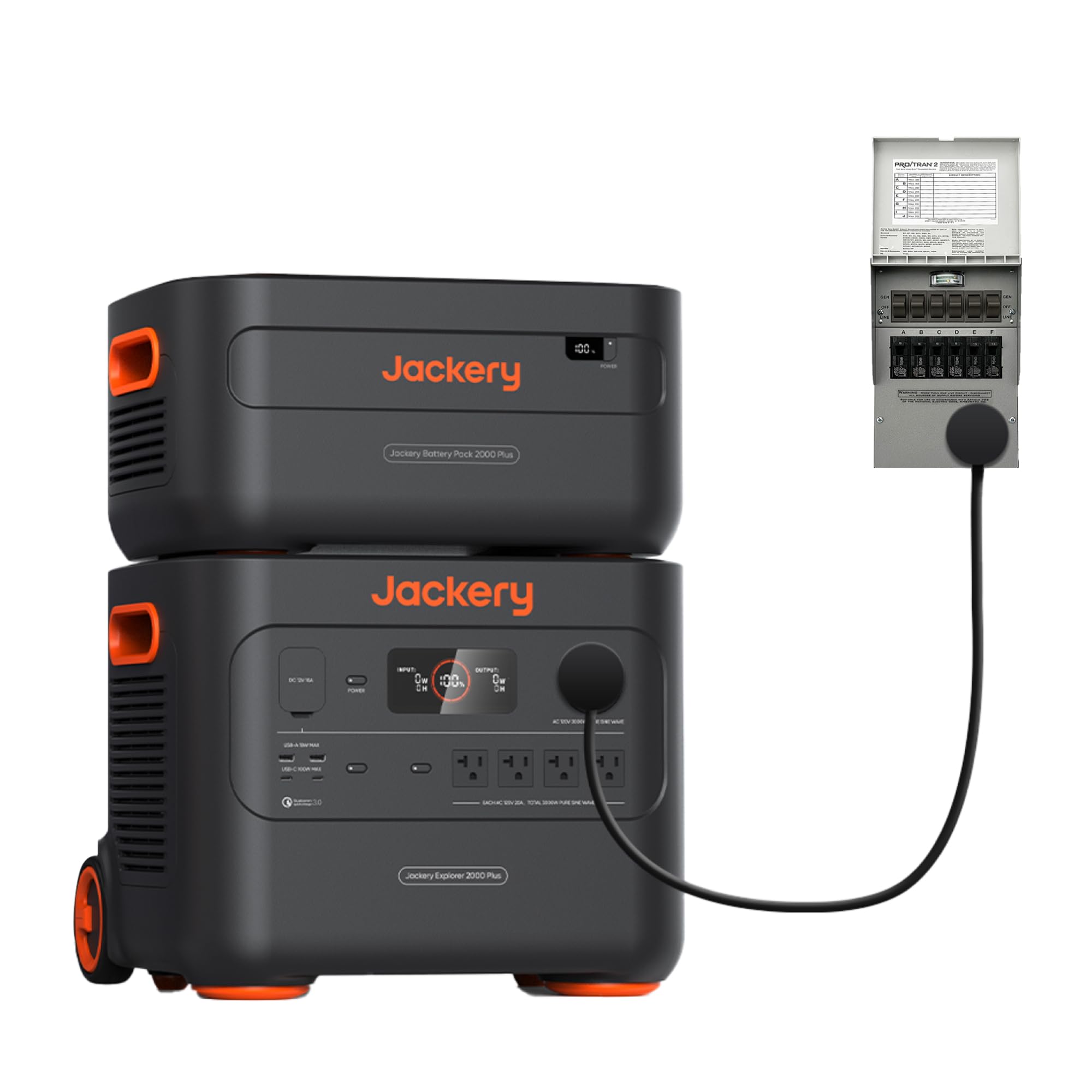 Amazon.com : Jackery Explorer 2000 Plus + Manual Transfer Switch