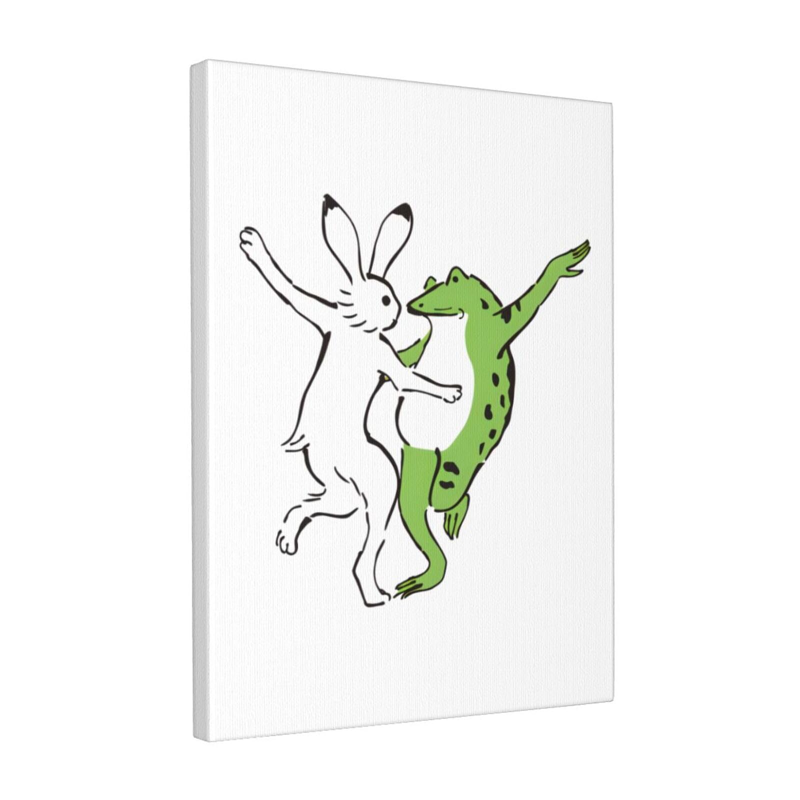 Amazon.co.jp: 鳥獣人物戯画 カエル ウサギ アートポスター アート