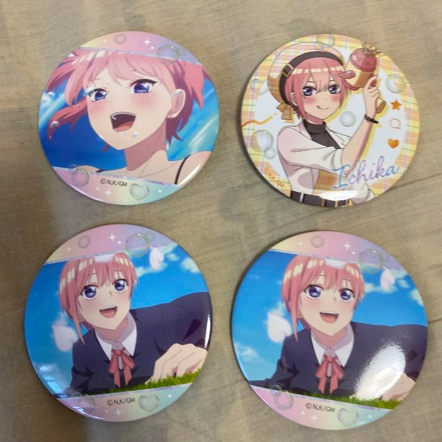 Happiness Flower缶バッチ 説明見てね