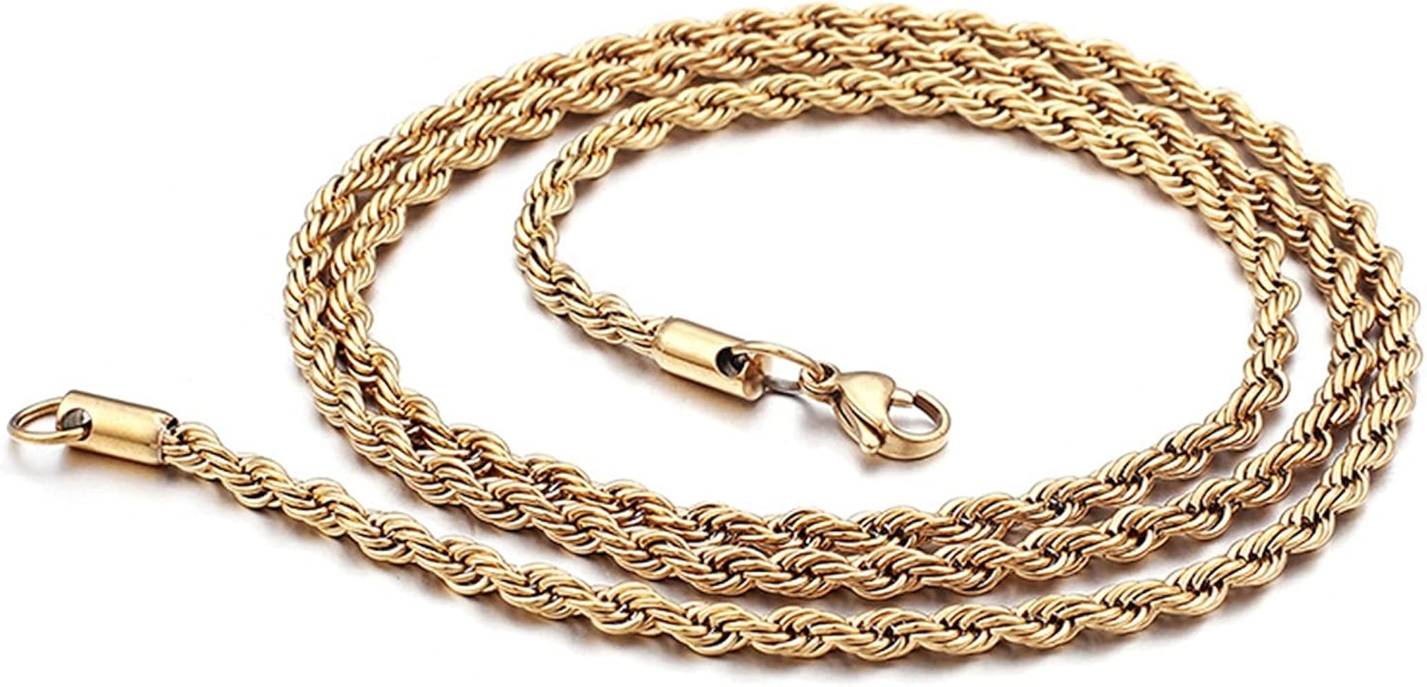 Amazon.com: Mesnt Necklace Chain Men, Stainless Steel Necklace