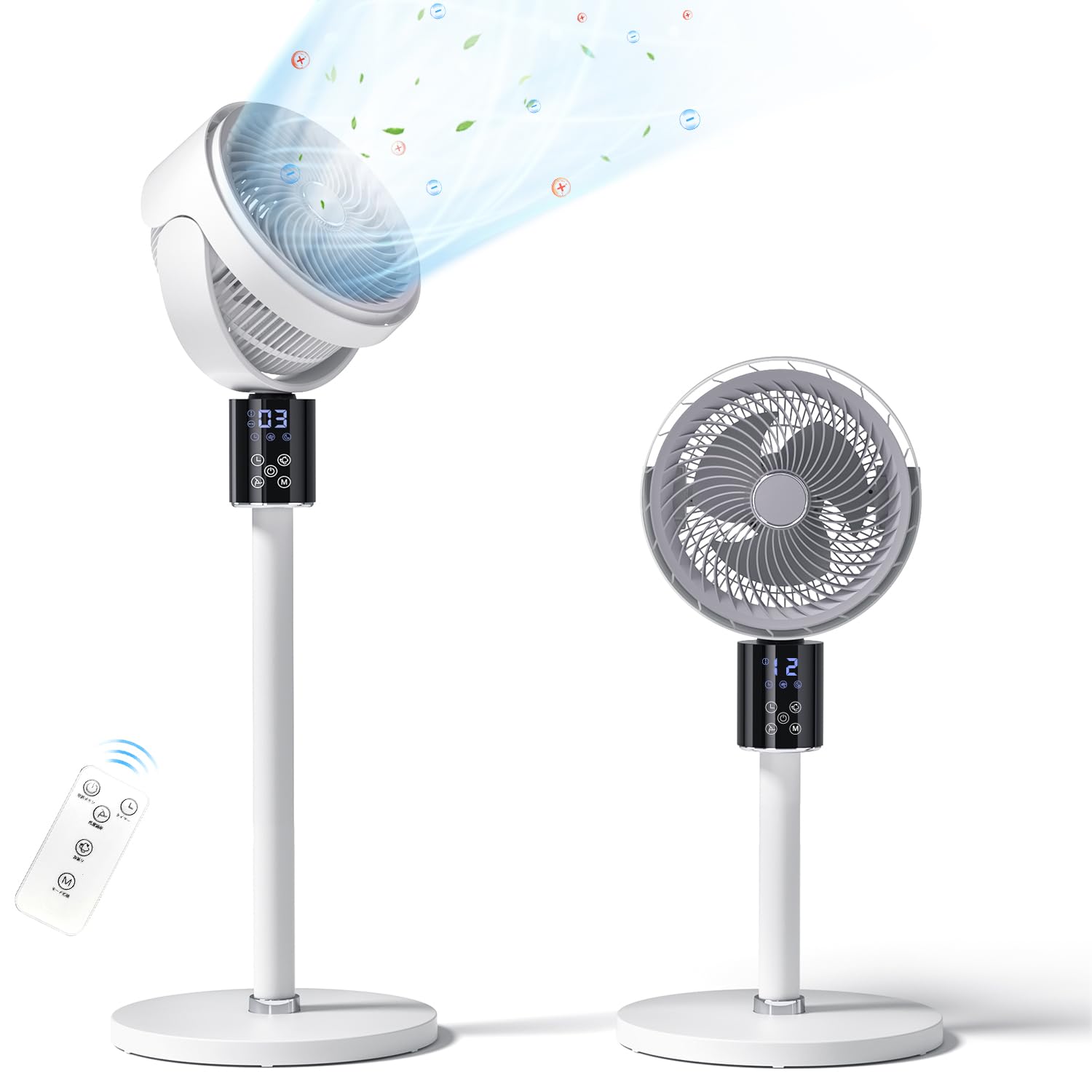 Amazon | サーキュレーター dcモーター 360度首振り 【2025新設計 & AI