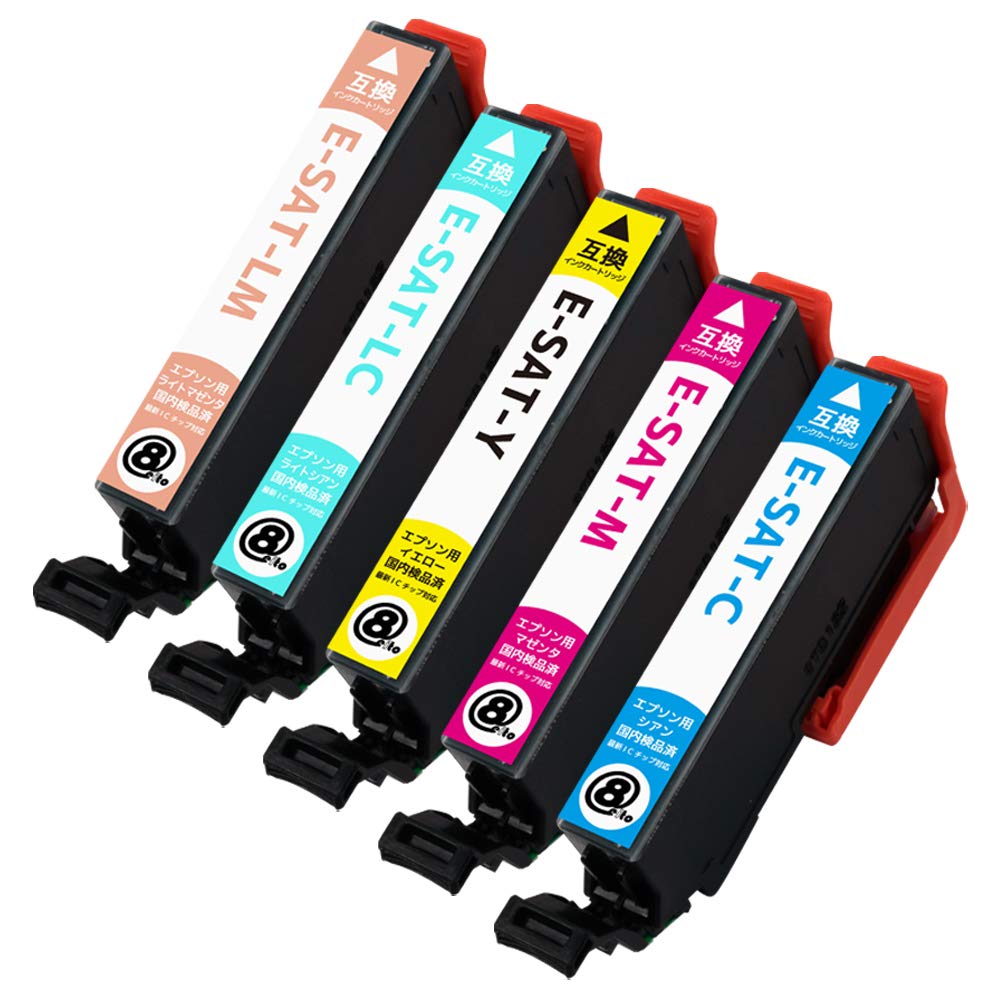 Amazon.co.jp: EPSON エプソン SAT-(C/M/Y/LC/LM)【カラー5色セット