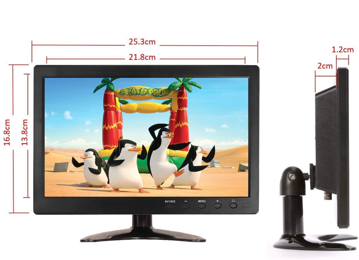 Amazon.co.jp: 10.1インチモニター液晶小型モニター1280X800 IPS 全