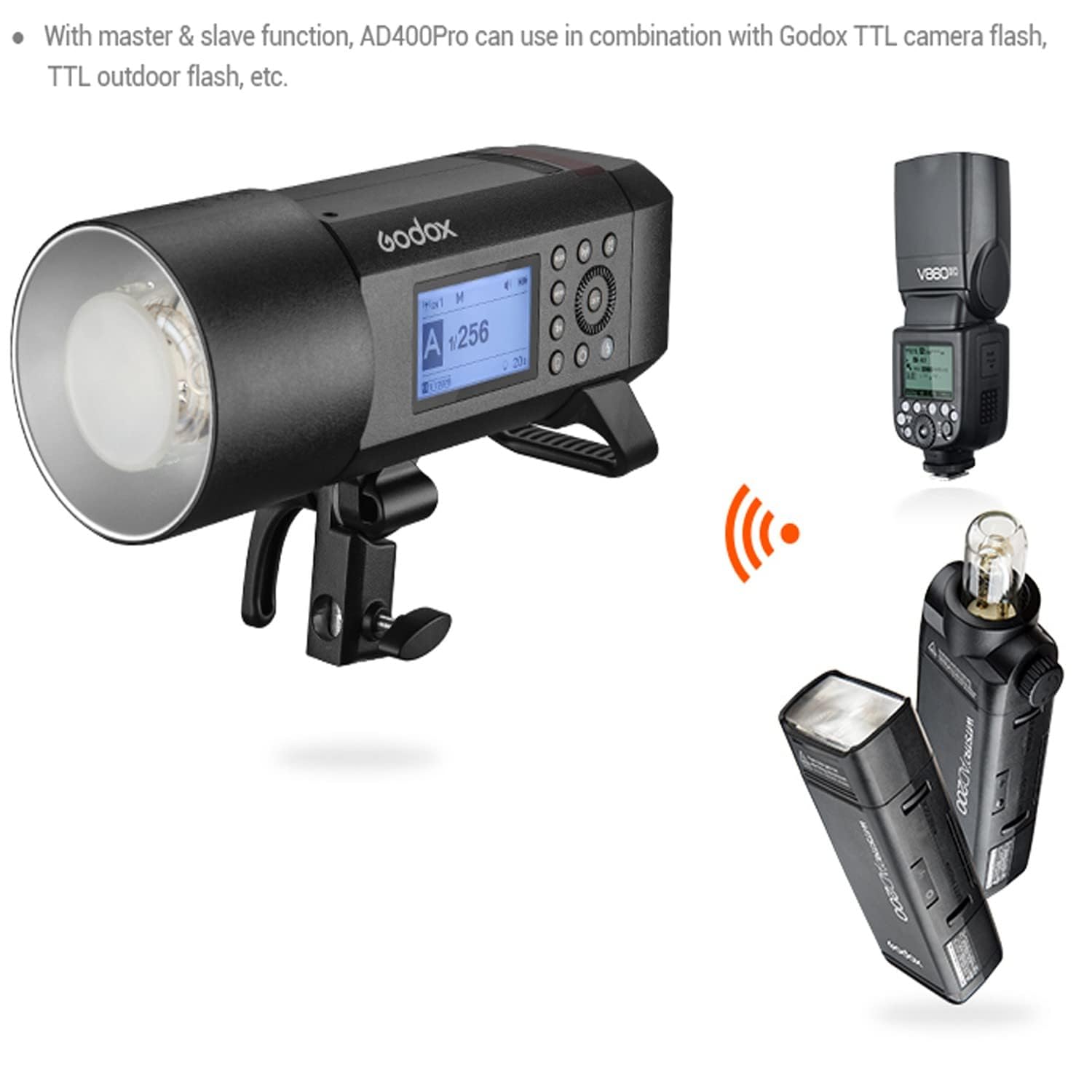 Amazon.com : Godox AD400 Pro AD400Pro Outdoor Flash and Godox