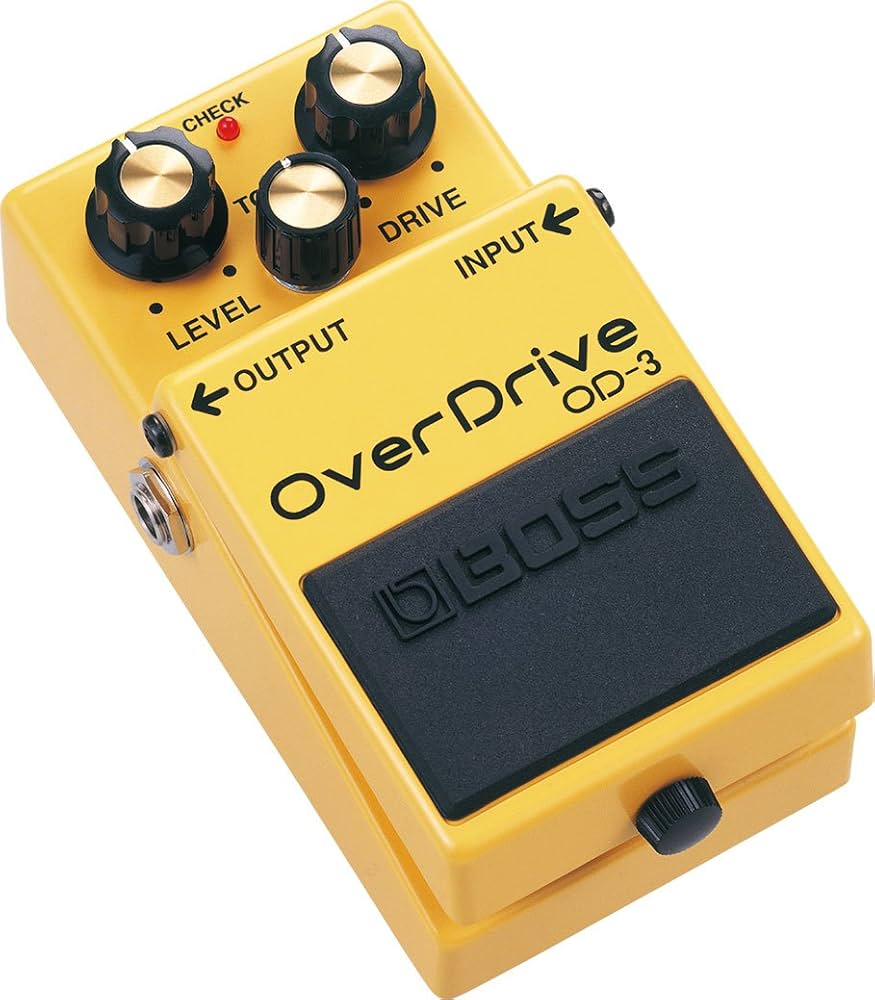 Amazon.com: BOSS OD-3 Overdrive Guitar Pedal (OD-3), gold, meduim