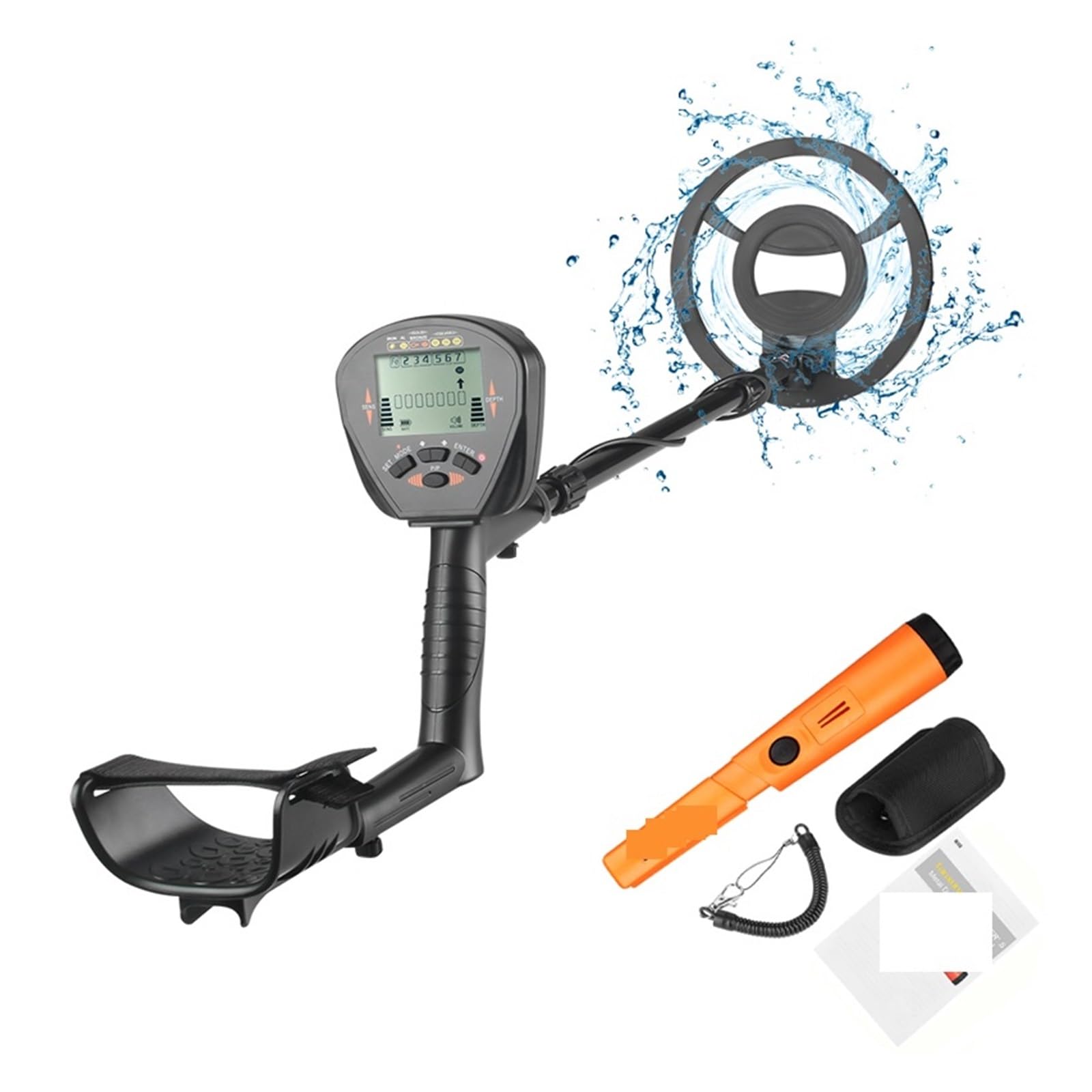 Amazon.co.jp: 金属探知機 金属探知機 MD-830 地下深さ 2.5 メートル