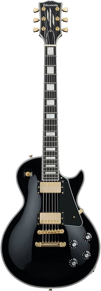 Amazon | EDWARDS エドワーズ E-LP-CTM Black エレキギター | エレキ