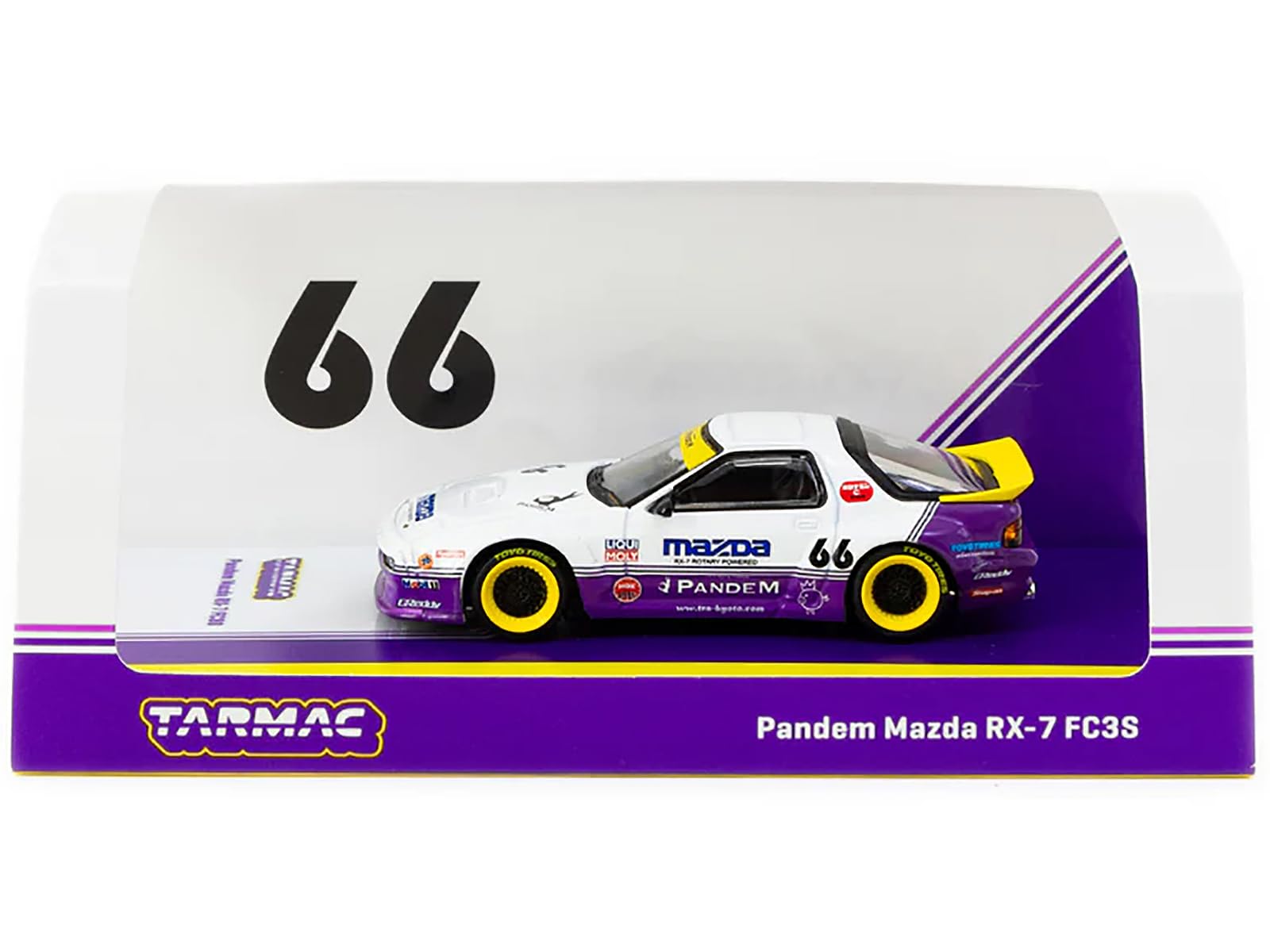 Amazon.com: RX-7 FC3S Pandem RHD (Right Hand Drive) #66 White and