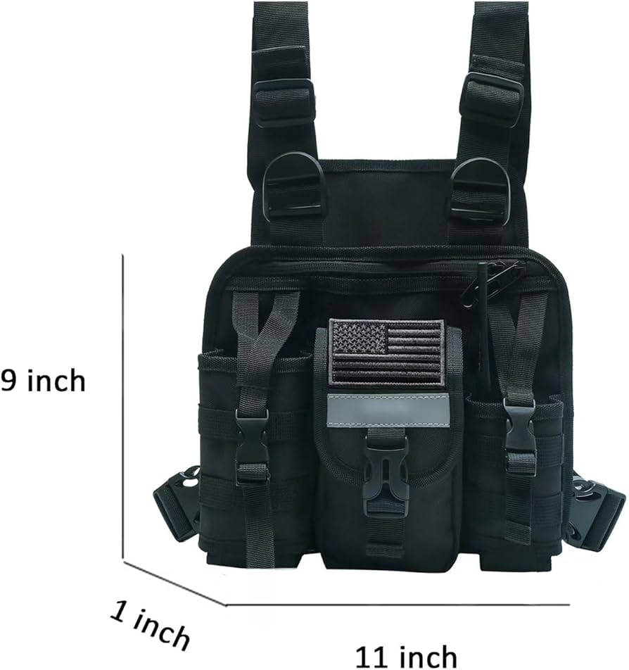 Amazon.com: TDYU Radio Chest Bag Walkie Talkie Chest Front Pack