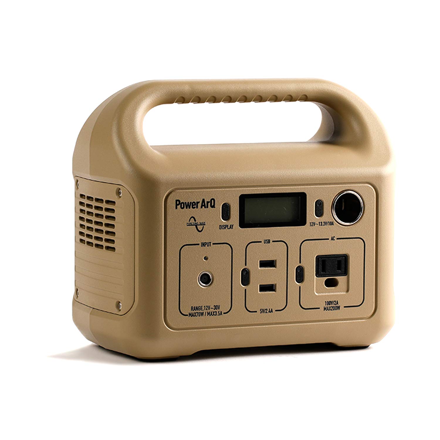 Amazon.co.jp: Smart Tap ポータブル電源 PowerArQ mini コヨーテタン