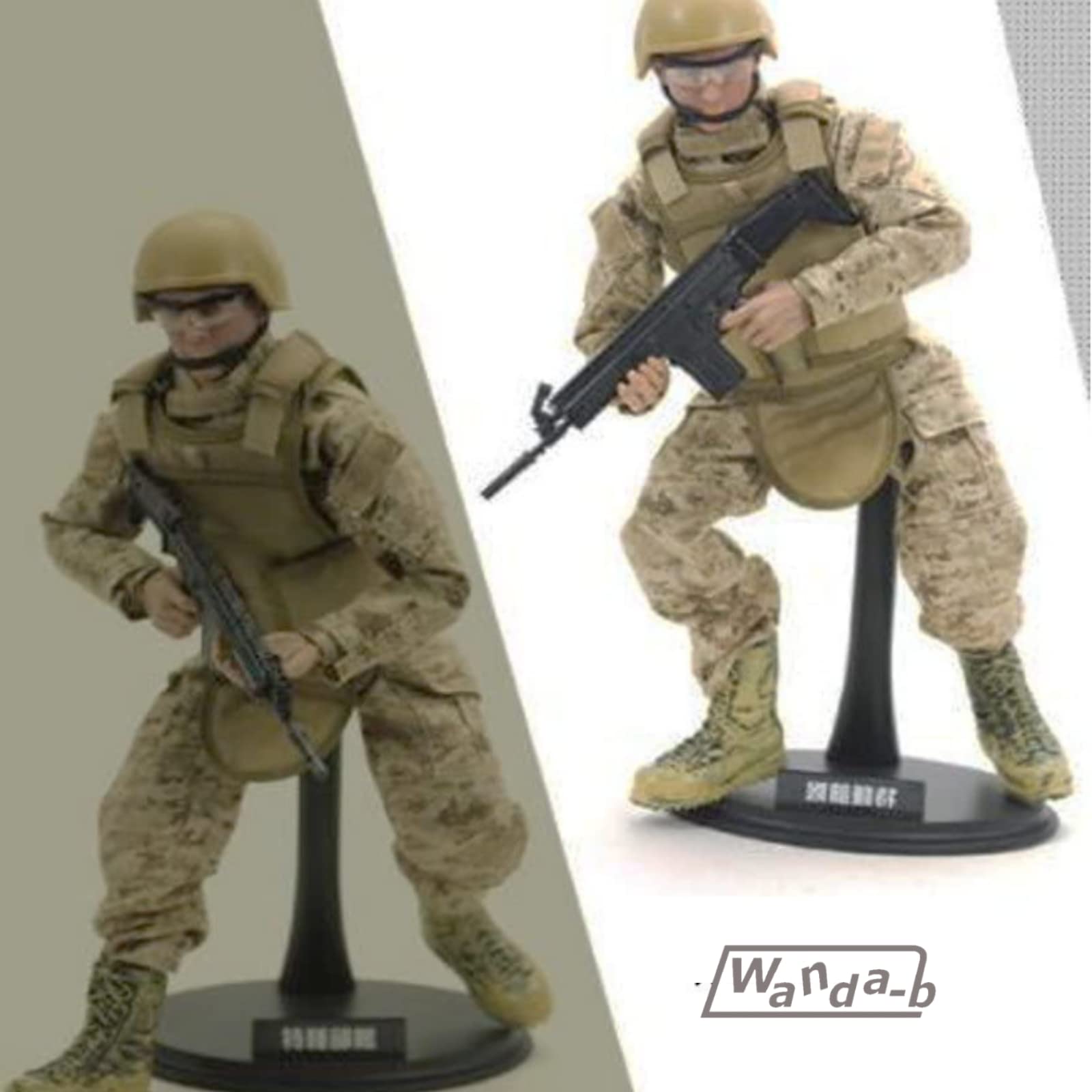 Amazon | Wanda-b フィギュアスタンド 4個セット 1/6 サイズ ホット