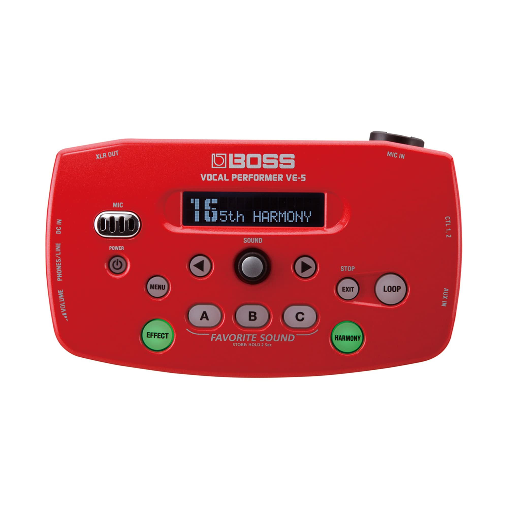 Amazon.com: Boss VE-5 Vocal Performer Effect Processor (Red