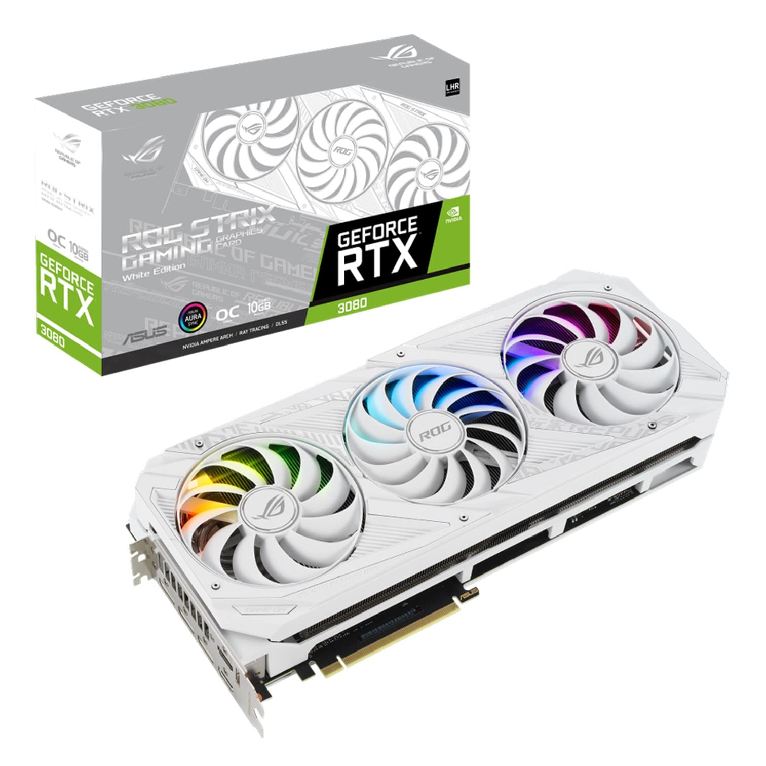 Amazon | ASUS NVIDIA GeForce RTX 3080 搭載ビデオカード ホワイト OC