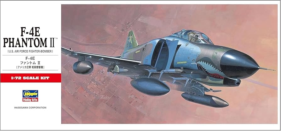 Amazon.com: Hasegawa 1/72 F-4E Phantom II : Arts, Crafts & Sewing
