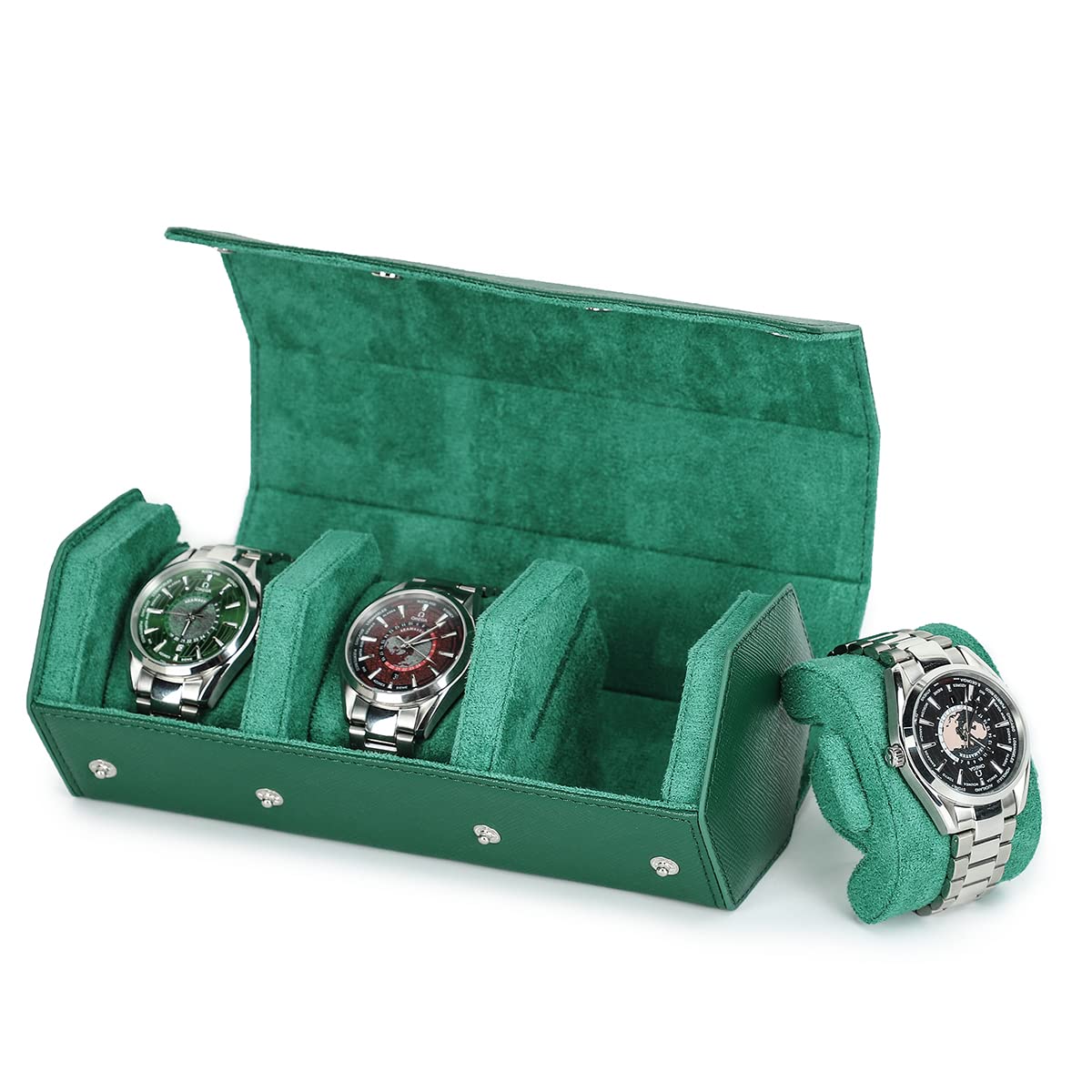 Amazon.co.jp: Contact's Family 腕時計ロール 3本用 六角型レトロ 本