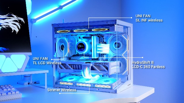 Amazon.com: Lian Li UNI Fan SL-Infinity Wireless 120 - Triple Pack