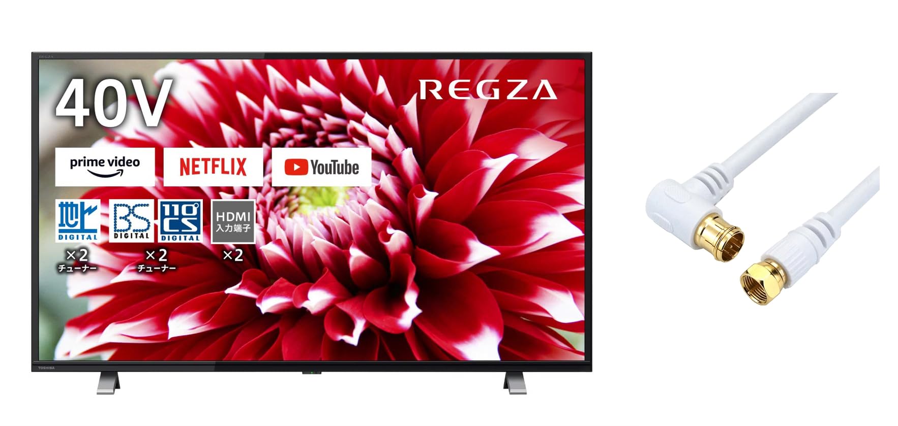 Amazon | 【セット買い】REGZA 40V型 液晶テレビ レグザ 40V34 フル