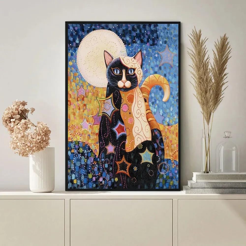 油絵 青森県 今川和男 「子猫」 額入り 猫の絵 額装油彩画｜油絵