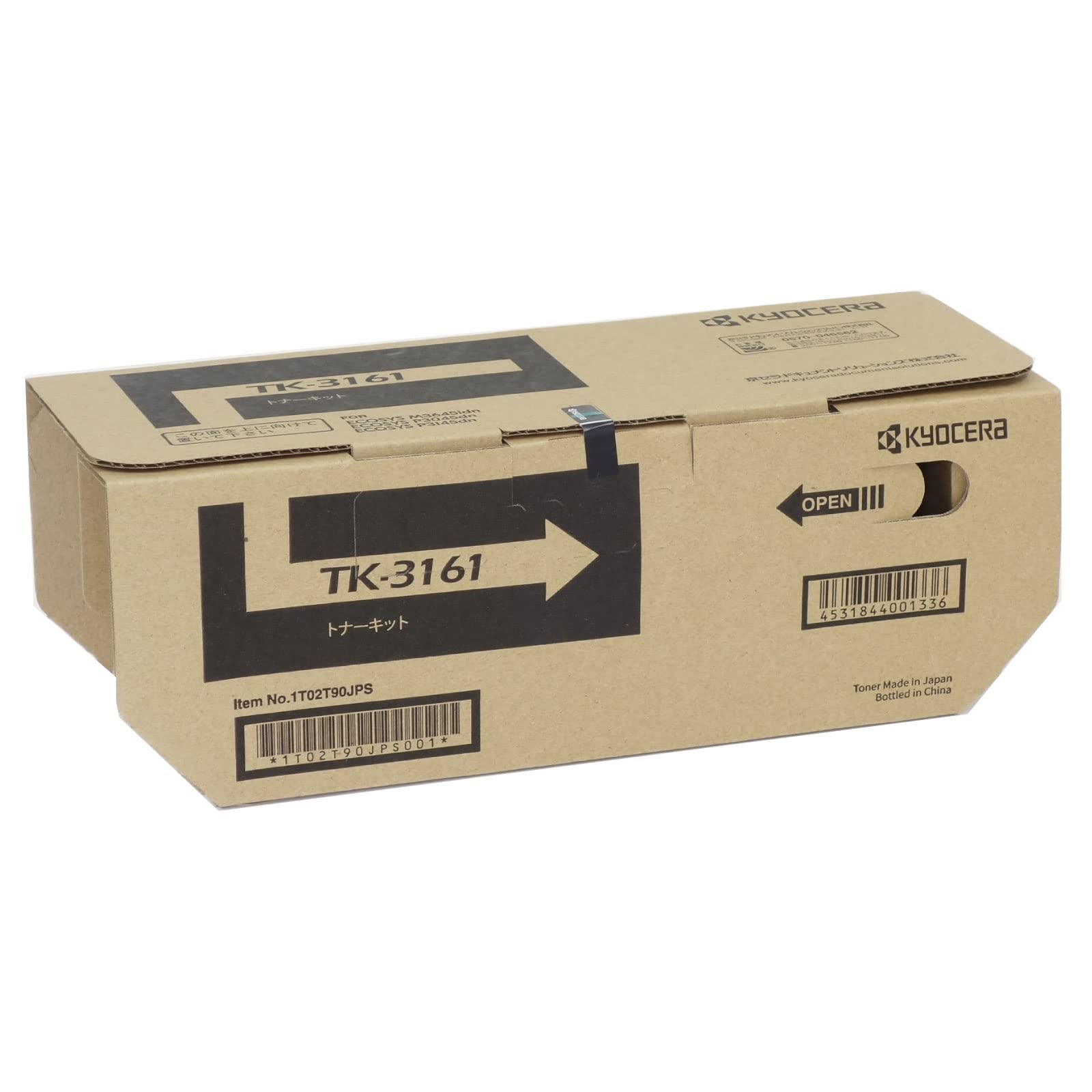 Amazon | 京セラ KYOCERA 純正 トナー TK-3161 ECOSYS P3145dn/ECOSYS