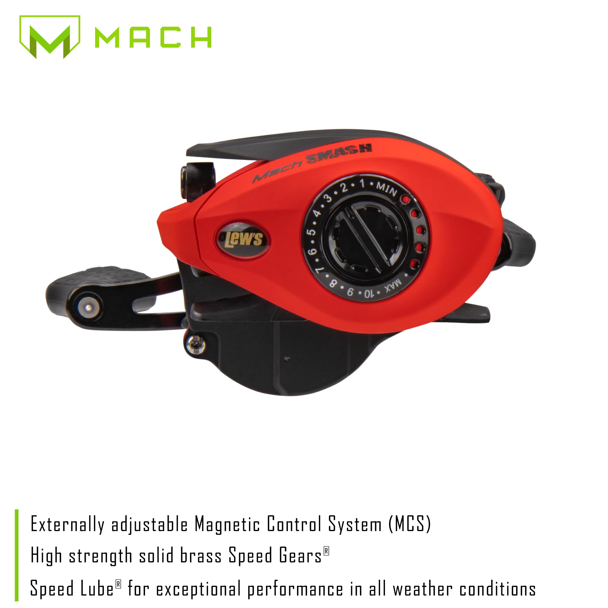 Amazon | Lew's MACH スマッシュ ベイトキャスト 釣りリール ギア比7.5