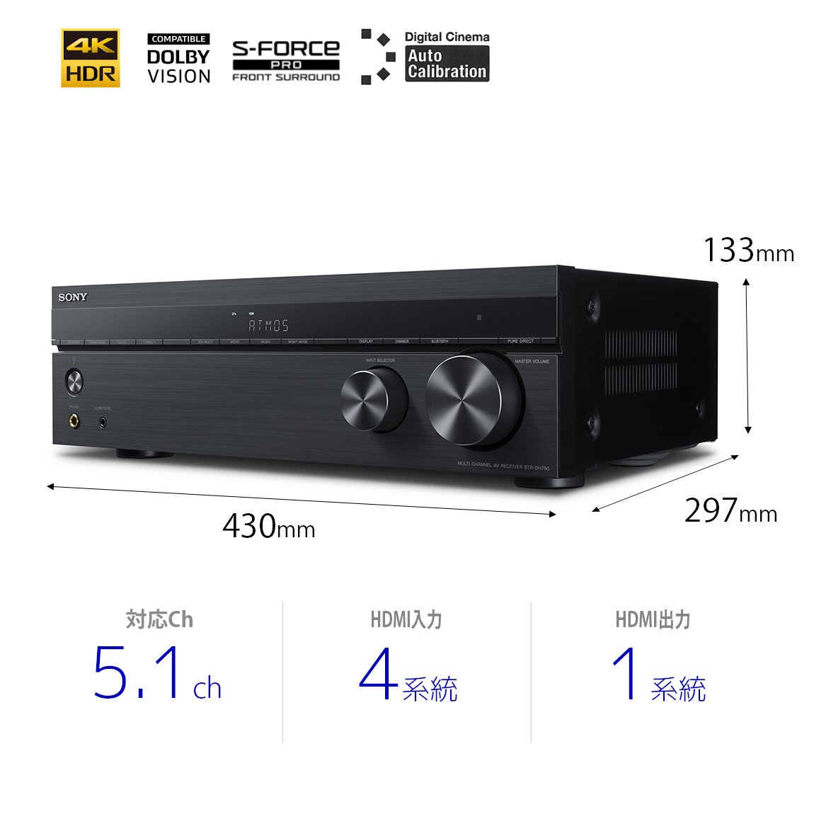 Amazon.co.jp: ソニー マルチチャンネルインテグレートAVアンプ 5.1ch